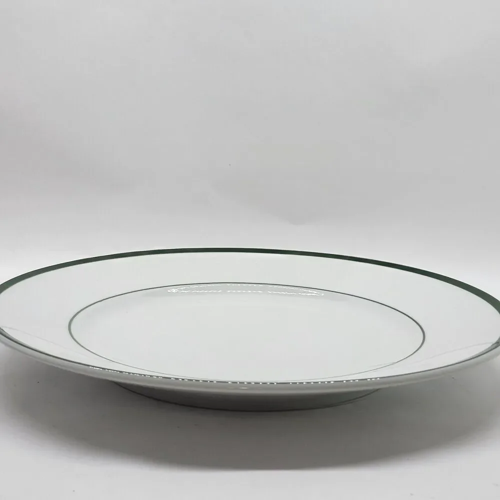 Williams Sonoma Brasserie Green Chop Plate 12 Inch Discontinued Pattern